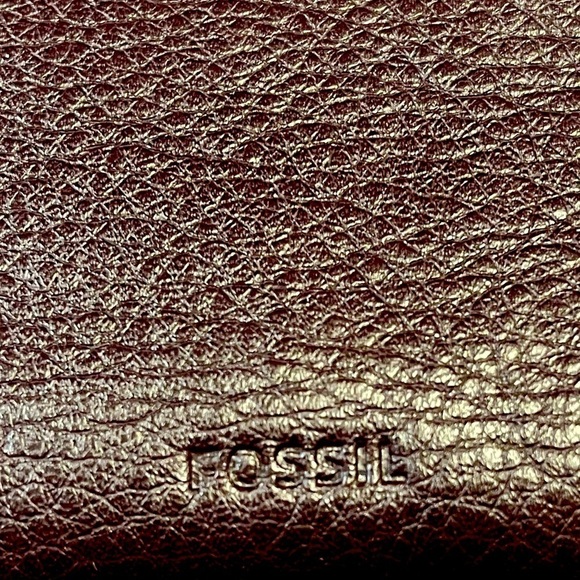 Fossil Leather Wristlet Multi Color Fringed Trim - Picture 5 of 6